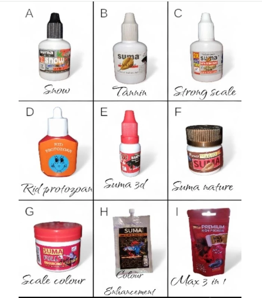 SUMA Betta Fish Product | Famous grooming products from Thailand