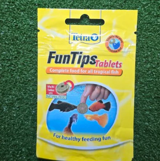 Tetra Fun Tips Tablets - Complete Food for All Tropical Fishes (8g)